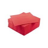 Tovaglioli 2 Veli Colorati " Rosso " - 38 X 38 cm