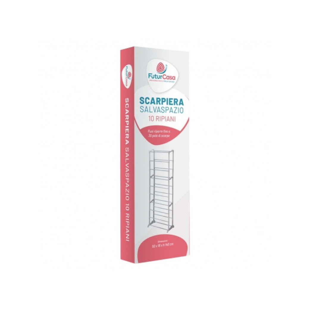 Scarpiera in Plastica | Futurcasa - 10 Ripiani